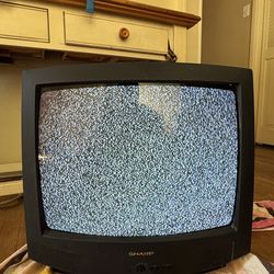Sharp CRT TV  20 inches COAX NOT RCA