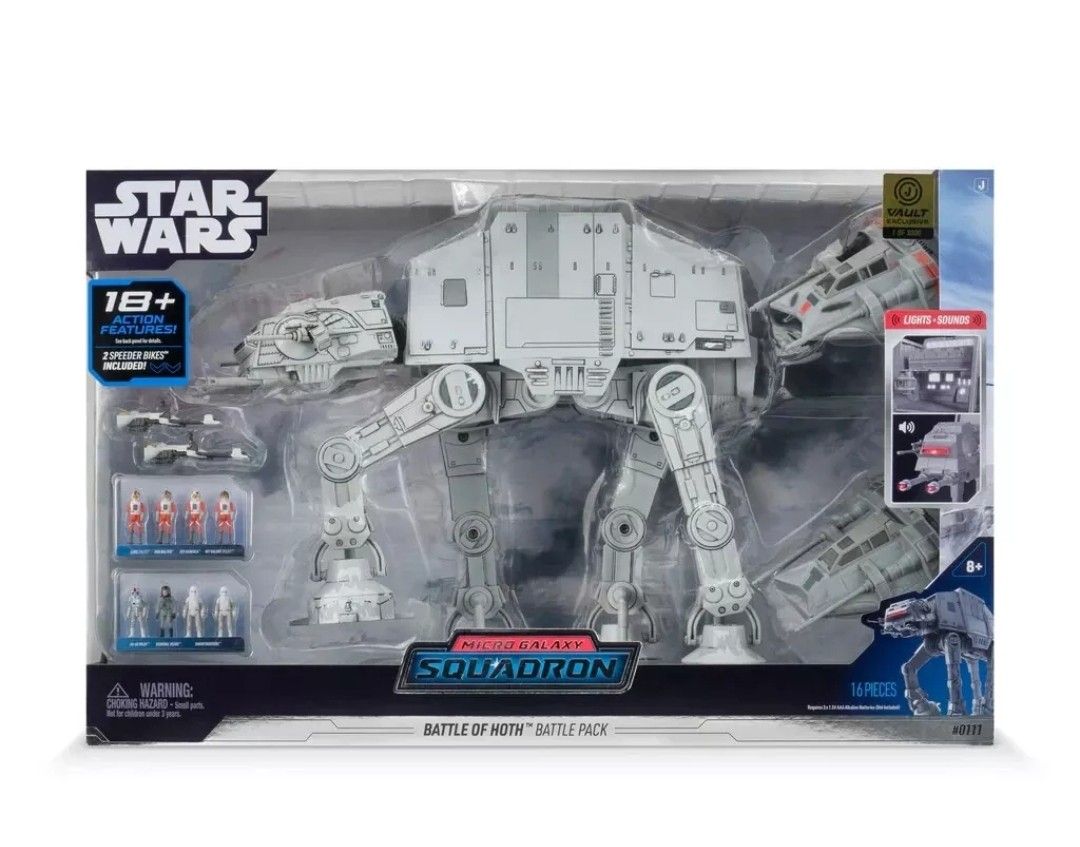 STAR WARS Micro Galaxy Squadron Battle of Hoth Battle Pack Vault Exclusive - New In Vault Box