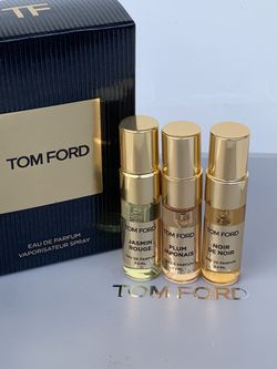 Tom Ford 3 Perfumes Jasmin Rouge, Plum Japonias, Noir de Noir 3.4ml/0.1 oz 