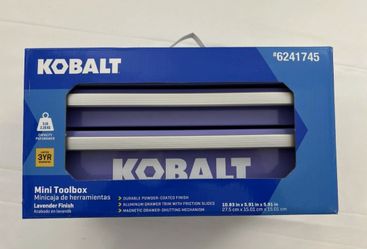 Kobalt Mini 2-Drawer Steel Tool Box – Lavender Finish