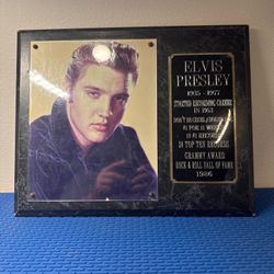 Elvis career plaque