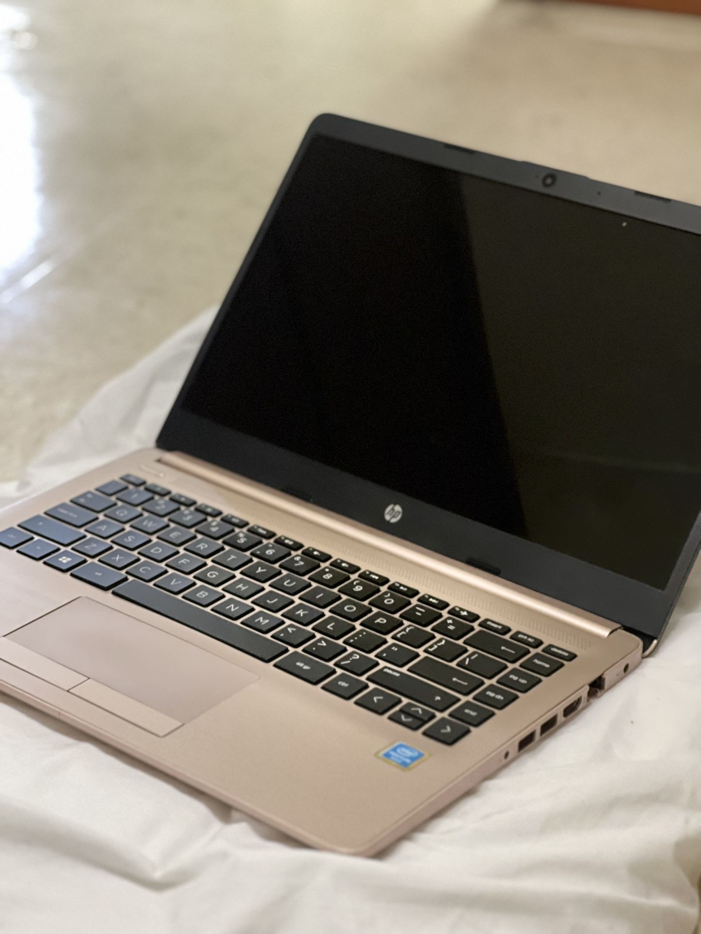 HP Laptop Gold Color