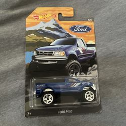Hot Wheels Ford F-150 Ford Series Blue 8/8