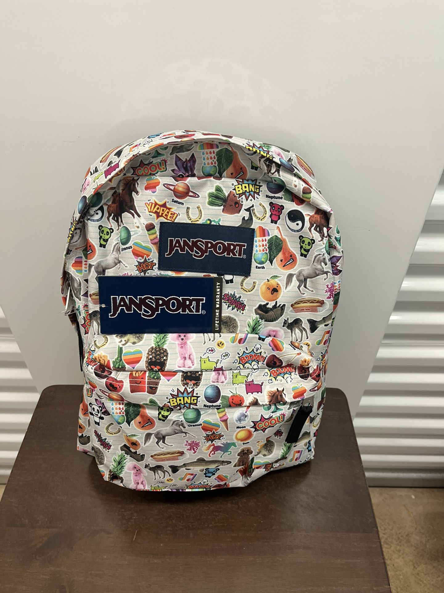 JanSport Backpack New The JanSport SuperBreak backpack has been the 1 selling school pack for students around the world for nearly 35 years. The Super