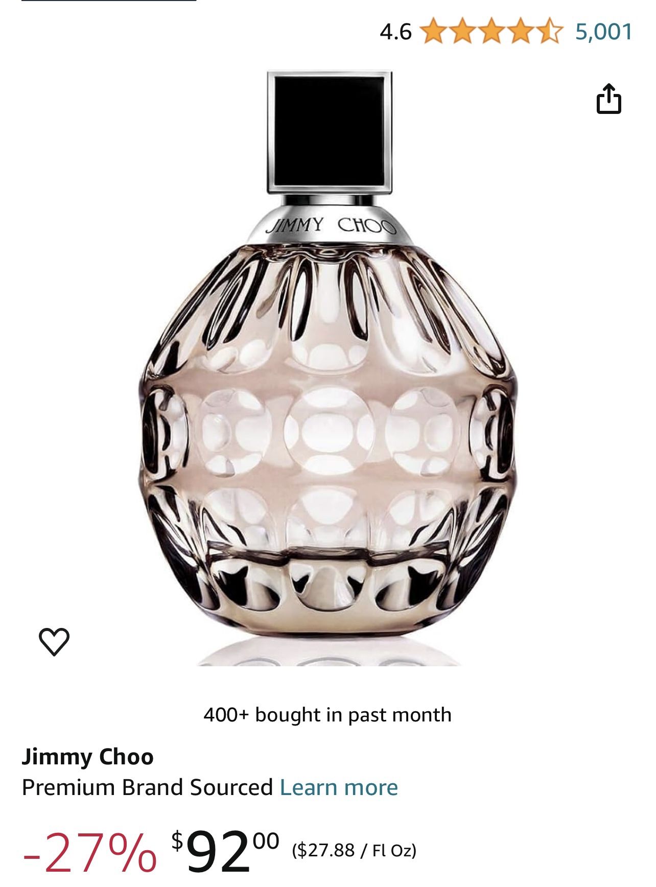 Jimmy Choo Ladies Perfume 