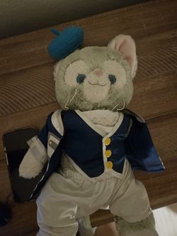 Gelatoni 16 inch Plush Cat Tokyo Disney Sea Duffy Friends Japan Authentic