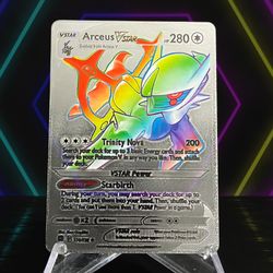 Secret Gold Arceus Vstar Pokemon Card