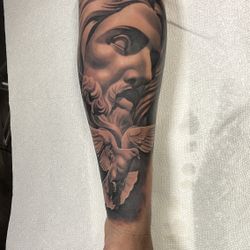 Jesus Bernini & Dove Tattoo