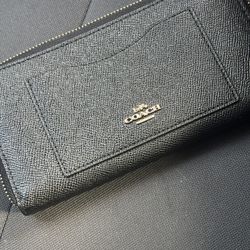 Coach Crossgrain Accordion Zip Wallet (Women’s)