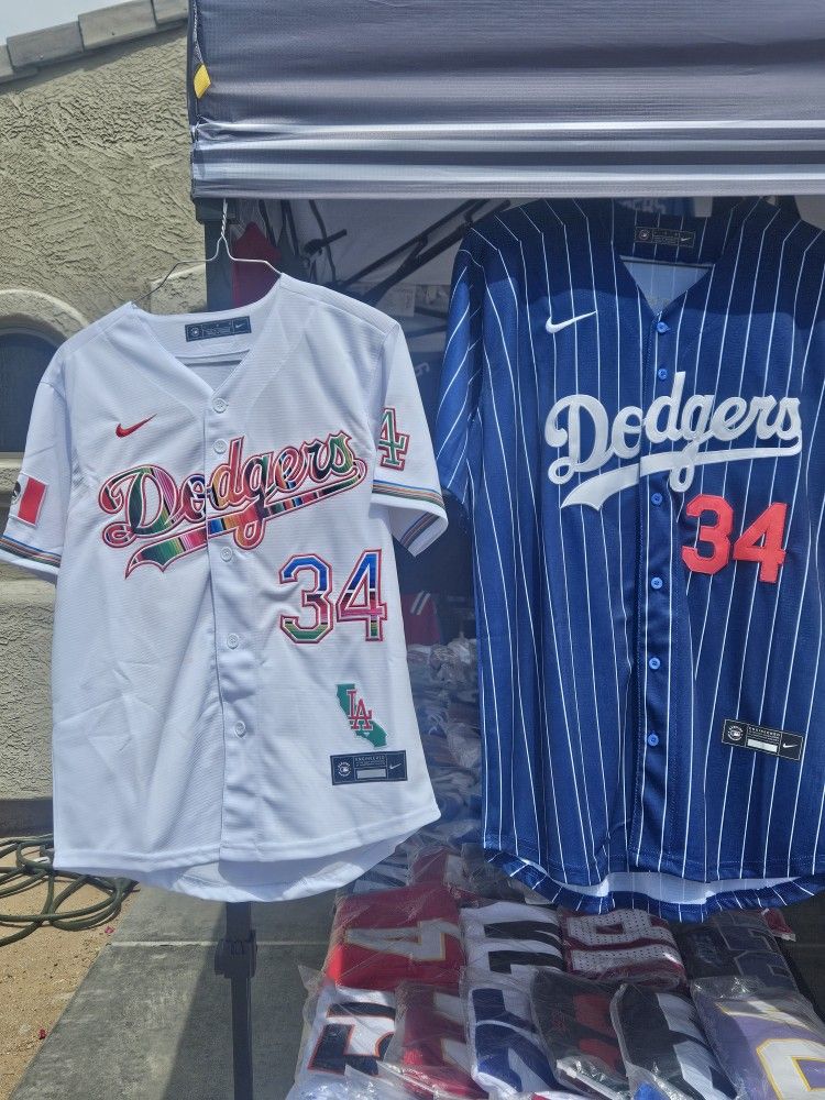 Valenzuela Dodgers Jersey Brand New LG, XL,2XL, 3XL