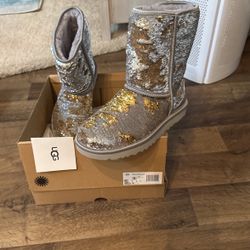 Ugg Silver Boots