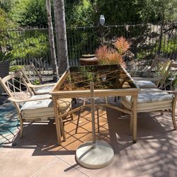 Glass Patio Table And Chairs