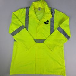 Body Guard Safety Gear High Visibility Reflective Rain Jacket & Pants Men's L/XL