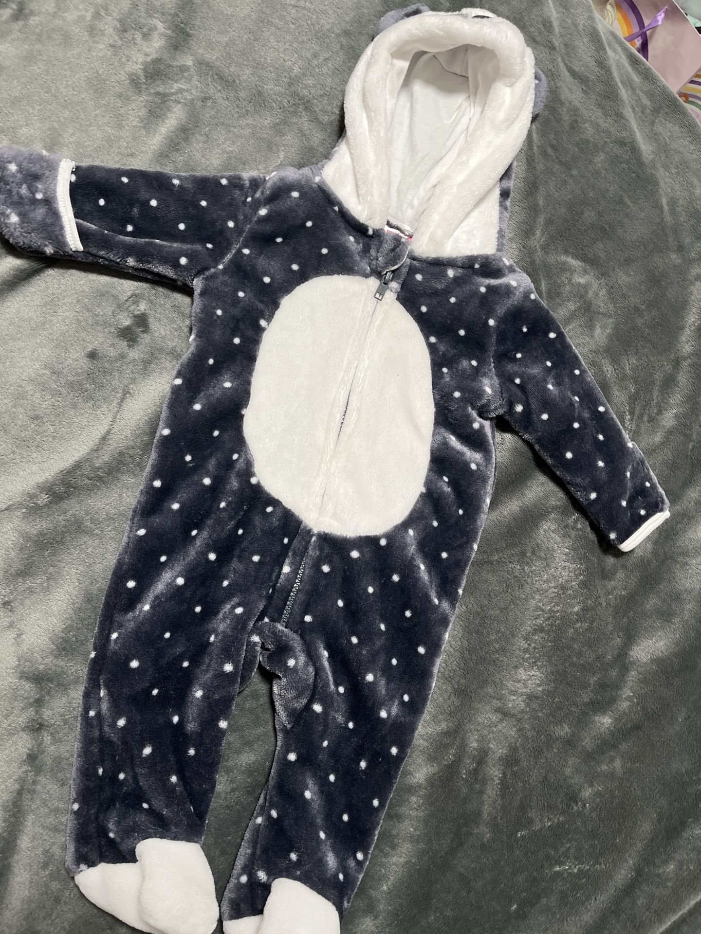 Penelope Mack Panda Bear Onesie 3/6 Months