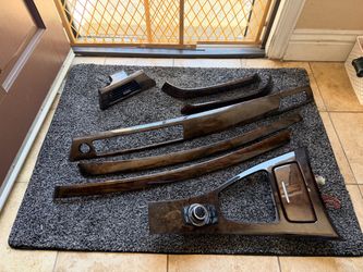09-2013 BMW E90 Fine Wood Burr Walnut trim SET
