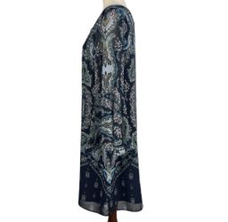 sachin and babi light blue dress Vince Camuto Sleeveless Smock Waist Chiffon Dress