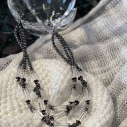 Gorgeous Chico's Signed Necklace Silver Tone