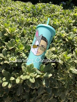 Bad bunny custom tumbler