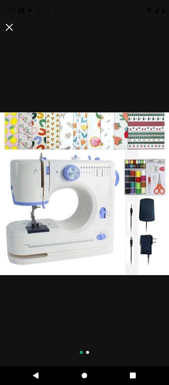 New Portable Sewing Machine With Accessories