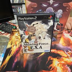 Shining Force EXA (Sony PlayStation 2, 2007) PS2 Complete with Manual