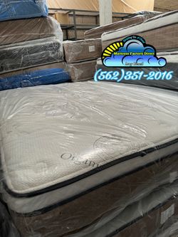 Royal memory foam Queen mattress and Boxspring bed set Colchon y tambor