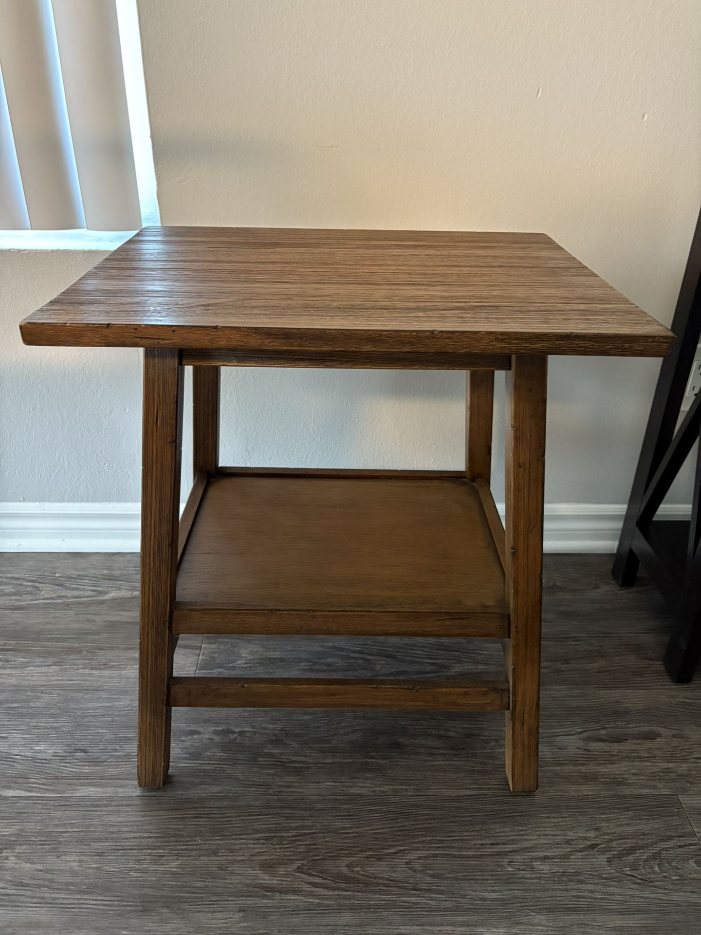 Wood End table