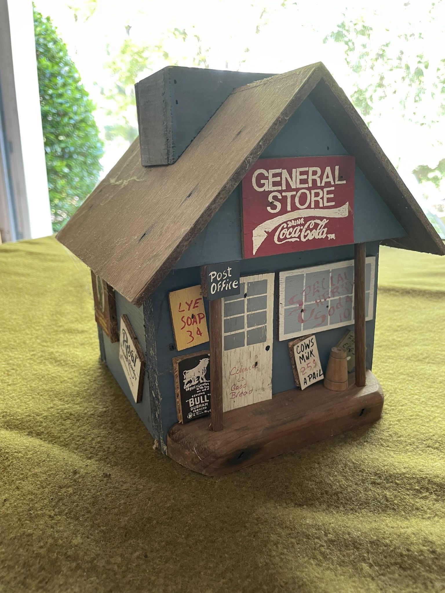 Vintage general store wooden display