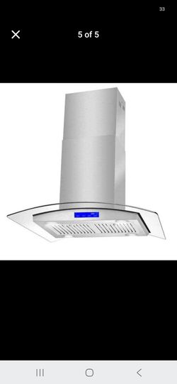 Cosmo 30 in. Island Mount Range Hood COS-668ICS750