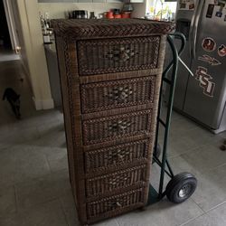 2 Wicker Dressers