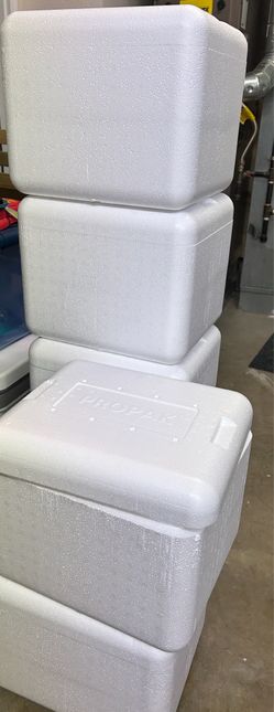 Styrofoam coolers lot of 6