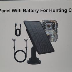 Solar Panel For Hunting Camera