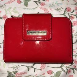 Adrienne vittadini studio red wallet 