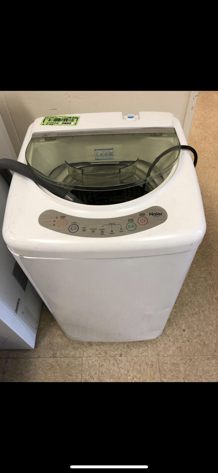 Haier 1.0 cubic foot portable store washing machine