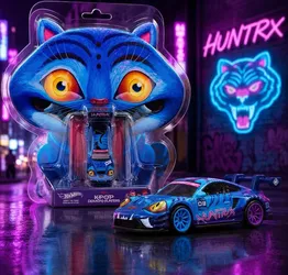 SDCC 2026 Mattel Creations HUNTRX Heoji Tiger Porsche 911 GT3 RS Car