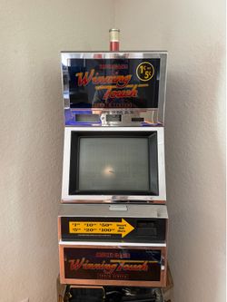 Five game touchscreen slot machine
