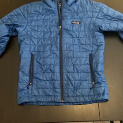 Patagonia Blue Puffer Jacket