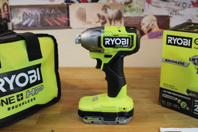 2 in 1 RYOBi 18V Drill/Driver Impact Kit