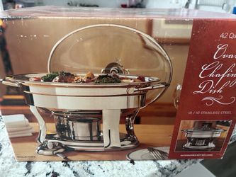 4.2 Quart Oval Chafing Dish