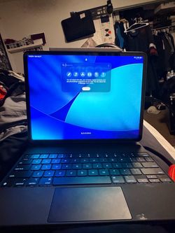 Apple iPad with Magic Keyboard Case and Apple Pencil