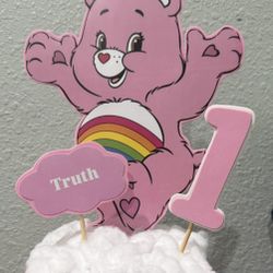 Carebear Birthday Party Centerpieces