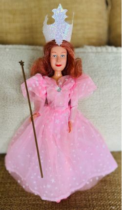 Rare Vintage Barbie-like 1985 Wizard Of Oz Glenda The Good Witch Doll Multi-Toy