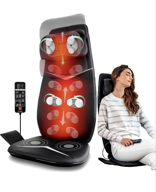Brand New Zyllion Neck and Back Massager with Heat Therapy 3D