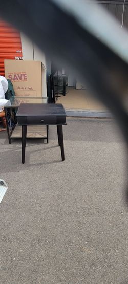 Black night stand