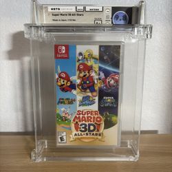 WATA Graded Nintendo Switch Super Mario 3D All-Stars 9.8 A+ Sealed