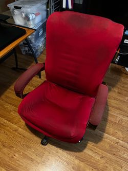 Lazy boy office chair with cover