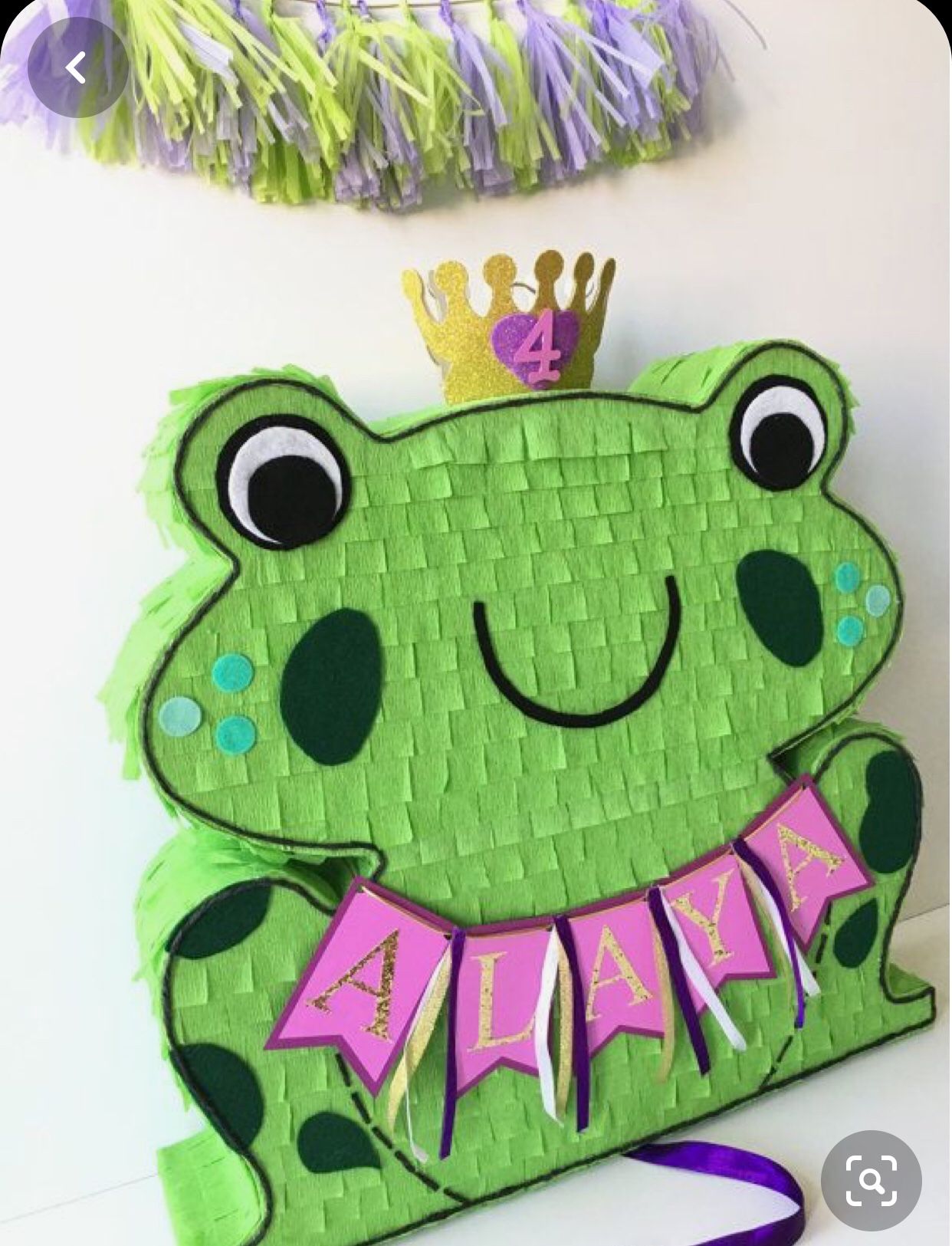 Princess of frog piñata