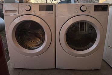 LG electric washer and dryer with free delivery