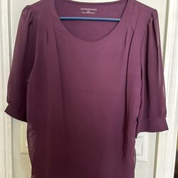 Covington Purple Blouse, Size Small