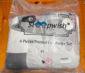 New in package :Sleep wish Twin Bedding Set Cat themed