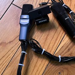 Streaming Bundle: 2 USB Mics + Nexigo 1080p Webcam